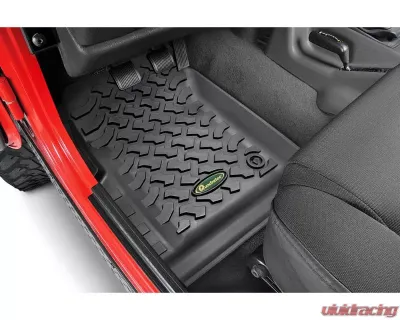 Quadratec Ultimate All Weather Floor Liners Front Pair for Jeep Wrangler 1997-2006 - 14254 0201